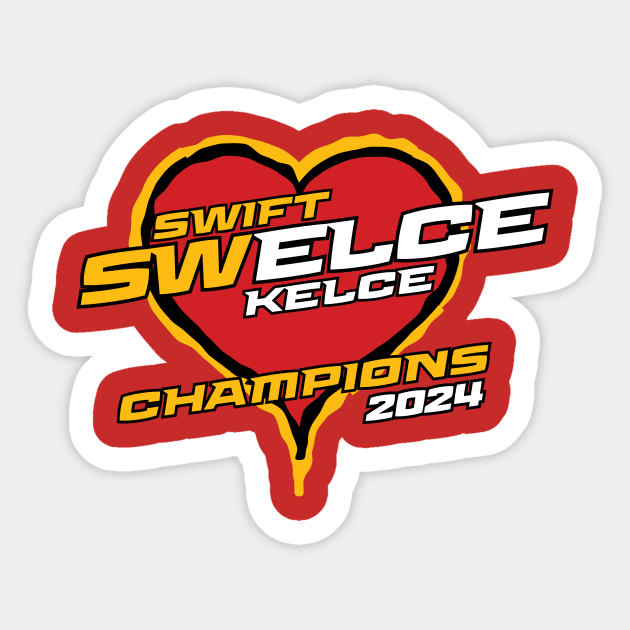 Swift Kelce SWELCE Champions Sticker by BRAVOMAXXX